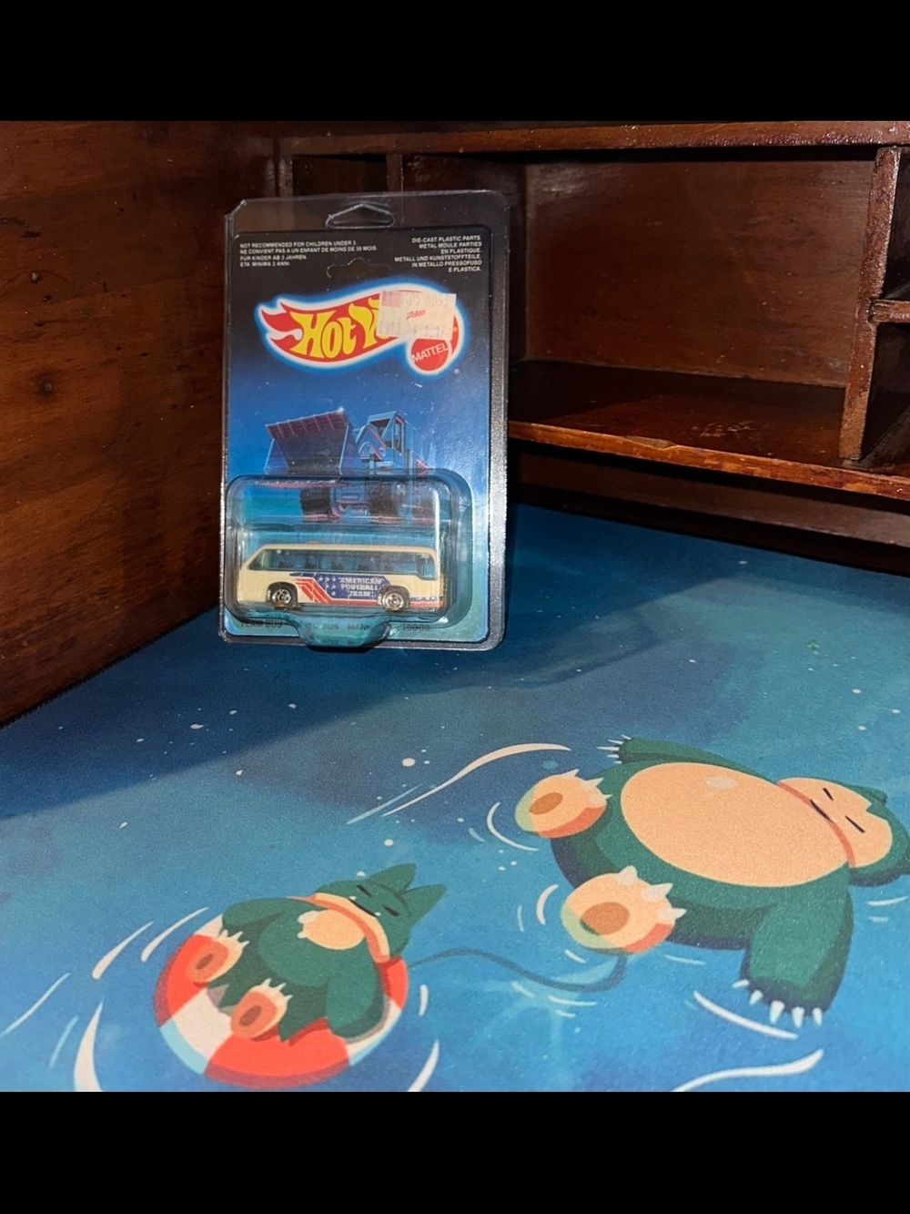 VTG Hot Wheels International Card Football Team Bus Auto Mannschaftsbus #3875